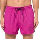 BOSS Men's Big Logo Swim Trunk (Medium, Pink Malaya)
