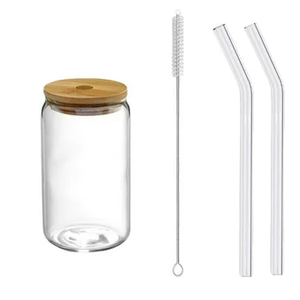 Mama Est Ver 1 - Personalized Name Iced Coffee, Personalized Mama Glass Cup, Custom Glass Cup With Lid And Straw