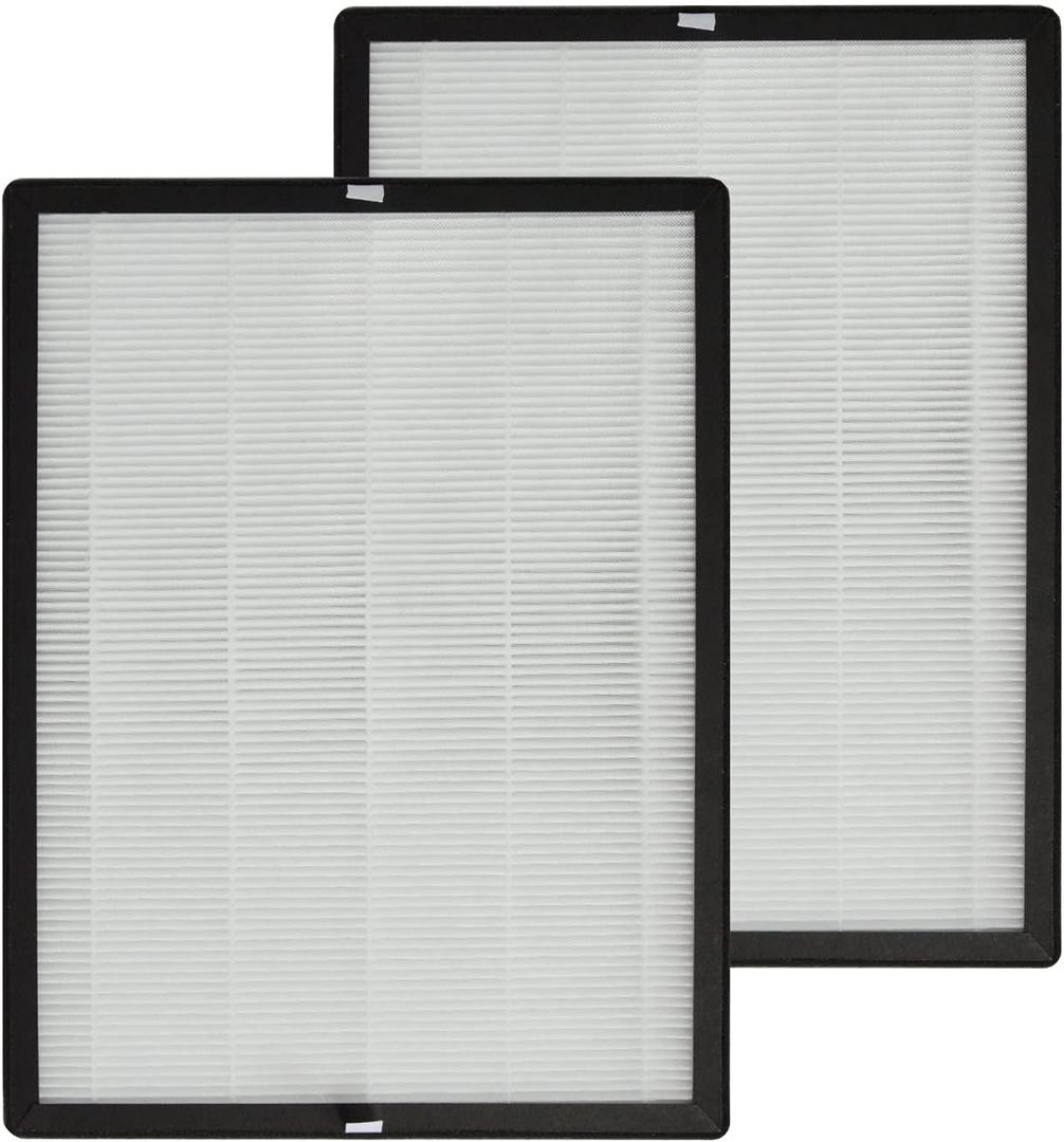 PUREBURG Replacement Filter Compatible with TaoTronics TT-AP007 Air Purifier,2-Pack H13 HEPA Activated Carbon 2-in-1 4-Stage Filtration Air Clean Dust VOCs