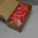 uxcell 50pcs Rubber End Caps 30mm(1 3/16") ID Vinyl PVC Round Tube Bolt Cap Cover Screw Thread Protectors Red