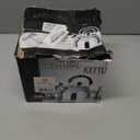 Stainless Steel Stovetop Whistling Tea Classic Teapot with Ergonomic Handle, Works on Induction Cooktops 2 Liter 2404