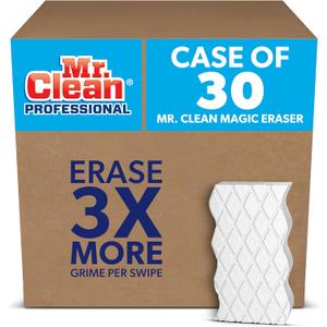 Mr. Clean Magic Eraser Extra Durable, 4.6 X 2.4, 0.7" Thick, White, 30/carton