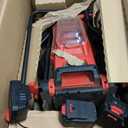 MZK 40V 15" Electric Lawn Mower, Electric Mower with 10L Grass Collection Bag, Two Batteries & Fast Charger Included