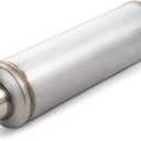 A-KARCK 4" Inlet Exhaust Resonator, 4" Inlet 4" Outlet 30" Overall Length Muffler Resonator Stainless Steel