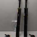 EMART Backdrop Stand 10x7ft(WxH) Photo Studio Adjustable Background Stand Support kit with 2 Crossbars, 8 Clamps, 2 Sandbags and Carry Bag for Parties, Events Decoration, Wedding, Photography (10x7ft, Black)