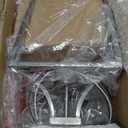 Brushed Nickel Lantern Pendant Light Fixture Pendant Lights for Kitchen Island with Clear Glass Shade, Adjustable Height Rods Pendant Lighting for Dining Room Kitchen Foyer Hallway (6.69 inch)