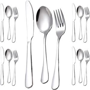 15-Piece Stainless Steel Flatware set