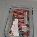 FOYO Basics Tempered Glass Baking Dish, 1.6 Quart Clear Oblong Dish Set, Casserole Dish Cooking Oven Bake