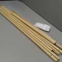 Falling in Art 65" A-Frame Tripod Easel Stand, Wooden Display Easel with Adjustable Canvas Holder, Floor Easel for Wedding Signs, Posters, Paintings, Artwork(Natural)