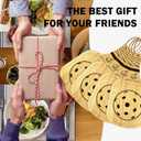 4 Pack Pickleball Drink Coasters with Hanging Hole, Paddle Shape Wooden Drink Coaster Set for Pickleball Party Favors Decorations, Gifts Idea for Pickleball Fans Women Men Waterproof