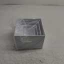 White Acrylic Cube Cupcake Dessert Display Stands, 5 Sides Nesting Risers Boxes, Square Acrylic Table Decorate Storage Cases for Parties, Weddings, Brunch, Outdoor, Events Display