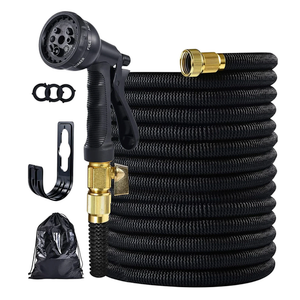 Garden Hose 50ft, Non-Expanding Water Hose Ultra Lightweight, Kink-Free, Sturdy, Flexible, Abrasion Resistant Hose for Yard, Lawn, Outdoor, Marine and Camper