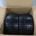 13x6.50-6 Flat Free Lawn Mower Tire Wheels; 2 Packs Non-Slip Puncture-proof Tire for Lawnmowers, Replacement 3/4" & 4 Pcs 5/8" Bearing with 24 Spacers for Zero Turn Mowers, Garden Tractors Carts
