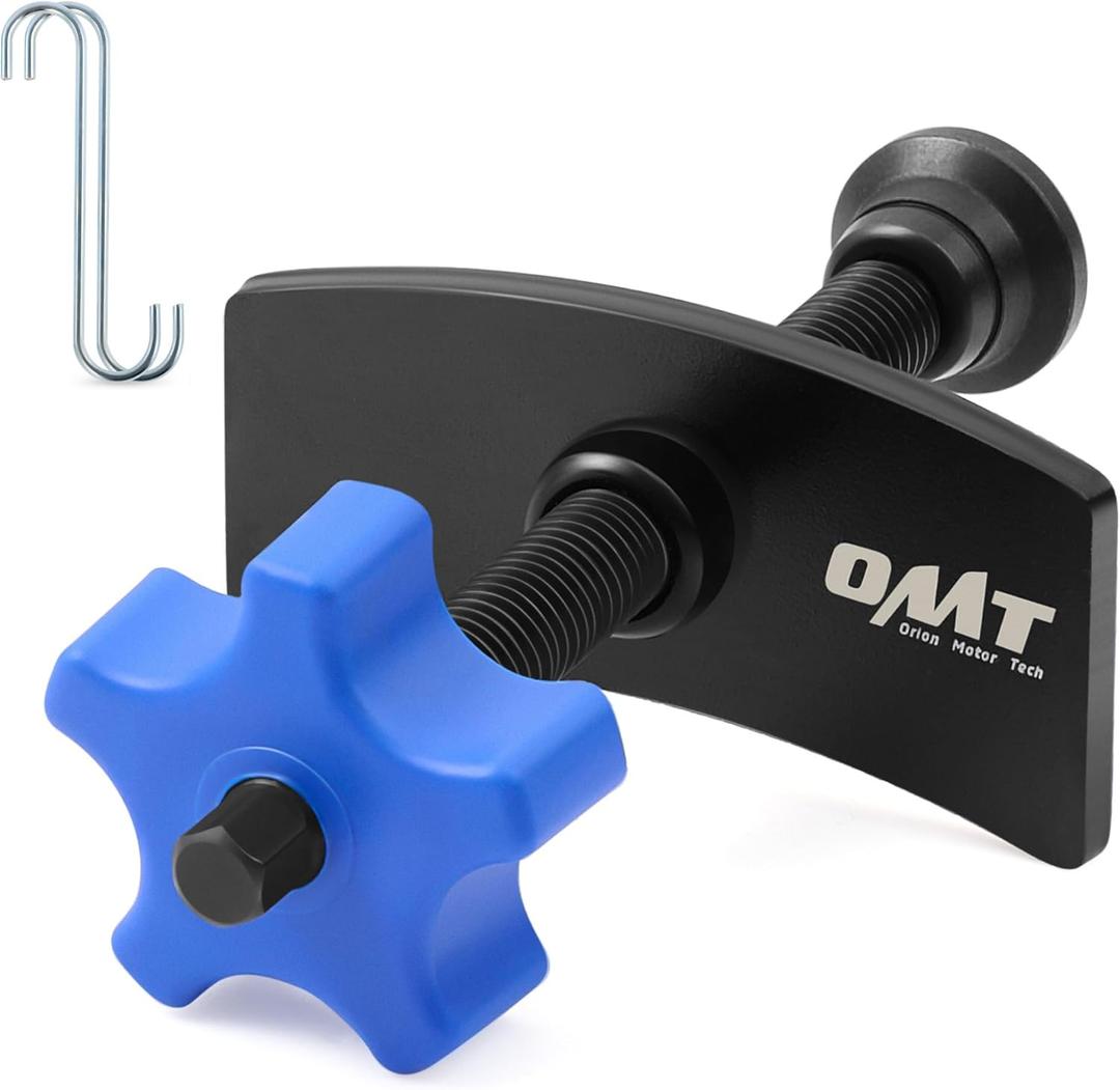 Orion Motor Tech Heavy Duty Brake Pad Spreader, Disc Brake Pad Tool Brake Piston Compressor Tool, Universal Brake Piston Tool with Solid Steel Swivel Joint for Car Light Truck with Caliper Hangers