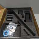 Ultrimkit 12" Rainfall Shower Faucet Compatible with Delta 13/14 Series Tub Trim Kit. (Valve& Catridge Not Inclued) (With Tub Spout, Matte Black)
