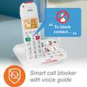 VTech Amplified Cordless Senior Phone with Answering Machine, Call Blocking, 90dB Ringer, Audio Assist, Big Buttons
