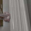 Double Curtain Track Ceiling Mount, Silent Aluminum Track Curtain Rail, Heavy-Duty Double Row Ceiling Curtain Tracks Rod Sliding Rails for Curtains, Room Divider for Living Room Bedroom (12FT) (12FT(3.66m))