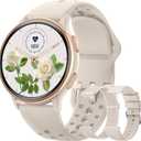 Smart Watches for Women, Smart Watch with 24/7 Heart Rate, Sleep Monitor, Answer/Make Calls, 400+ Watch Face, 70+ Sport Modes, Waterproof Activity Fitness Tracker Smartwatch for Android & iPhone (Gray)