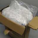 Set of 2 Standard Size Down Pillows - Goose Feather & Down Blend Pillows 440 Fill Power, 100% Cotton Cover, Hypoallergenic, Medium Support