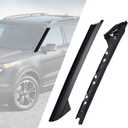 Windshield A-Pillar Molding Trim Kit Left Driver Side Compatible with 2011-2019 Ford Explorer Replaces: 926-450, BB5Z7803137AA, BB5Z7803145AA