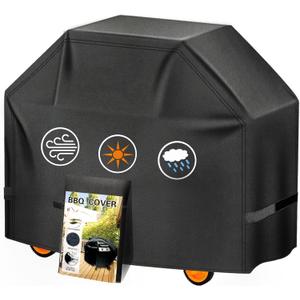 Aoretic Grill Cover, 72 inches 600D Heavy Duty BBQ Gas Grill Cover, Waterproof,Anti-UV Material for Weber Char-Broil Monument, Brinkmann Dyna-glo Nexgrill Megamaster MASTERCOOK (SKZ)