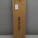 Sportneer Pull Up Bar: Strength Training Chin up Bar No Screws - Adjustable 29.5''-37''(75-94cm) Width Locking Mechanism Pull up Bar for Doorway - Max Load 440lbs for Home Gym Upper Body Workout, Non-slip