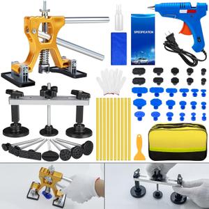 Car Dent Puller Kit, 56PCS Paintless Dent Removal Tools, Car Dent Repair Kit Adjustable Dent Lifter, Bridge Puller, Dent Remover Tool for Car Auto SUV Hail Damage DIY Repair