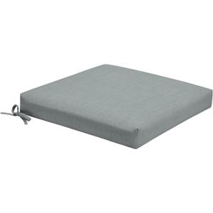 Arden Foam Outdoor Dining Seat Cushion Kit, 30x30, Made with ProFoam, Rain-Proof, Fade Resistant, Stone Grey Leala