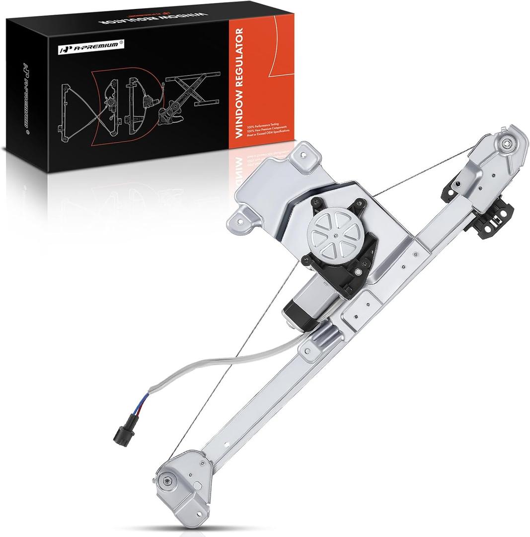A-Premium Electric Power Window Regulator with Motor Compatible with Chevrolet Colorado GMC Canyon 2004-2012 Isuzu i-290 i-370 2007-2008 Rear Right Passenger Side