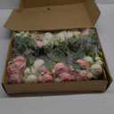 Jexine 24 Bundles Silk Artificial Peonies Flowers Faux Peony Bouquet Fake Peonies Artificial Flowers Bouquets for Vase Floral Arrangements Wedding Home Table Decoration (Colorful)