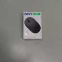 onn Wireless 5-button Mouse, 1600 DPI, 2.4 GHz USB-A Dongle, Gray
