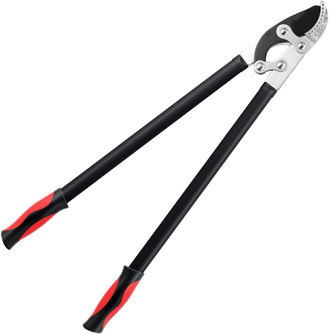 YRTSH Loppers for Tree Trimming, Heavy Duty Branch Cutter Tree Clippers with Compound Action, Chops Thick Branch Ease, Garden Lopper Pruning, 32 Inch Tree Trimmer with 2" Clean Cut Capacity