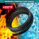 5/16 Inch ID Fuel Line Hose - 10FT Marine Grade Fuel Line with 10PCS Hose Clamps,300PSI High-Pressure Fuel Line for Automotive Fuel Systems Engines (5/16" ID-10Ft)