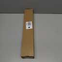 Fvonzn 2 Pack Adjustable Tension Rods 28-48 Inch - Black No-Drill Curtain Rods for Windows & Closets | Spring-Loaded with Non-Slip Rubber Ends | 7/8" Diameter