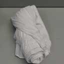 Biscaynebay Wrap Around Bed Skirts for Queen Beds 16" Drop, White Adjustable Elastic Dust Ruffles Easy Fit Wrinkle & Fade Resistant Silky Luxurious Fabric Solid Machine Washable