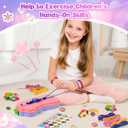 Bracelet Making Kit for Girls, Arts and Crafts for Kids Ages 8-12, Friendship Bracelet Kit, Bracelets String Maker Toys Set Gifts for Kids 6 7 8 9 10 11 12+ Years Old, Chirsmas Birthday