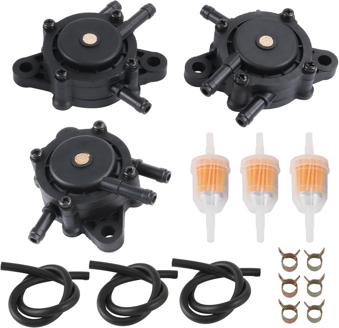 Fuel Pump Replacement For BS 491922 808656 Kohler 17HP-25HP John Deree LG808656 M138498 M145667 Honda Yamaha Small Engine Lawn Mower Tractor