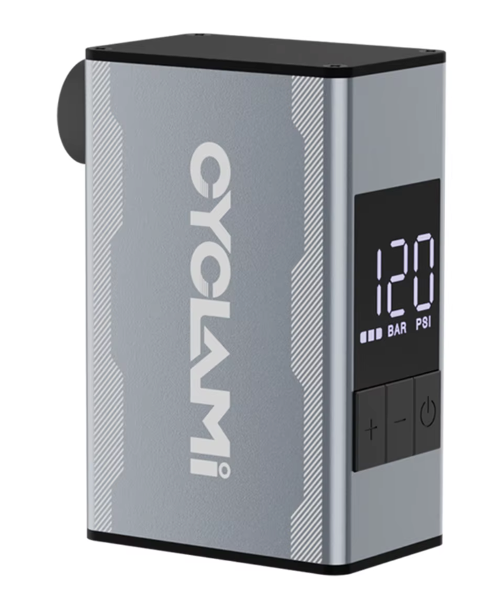 CYCLAMI A3S 120PSI Mini Electric Air Pump With Digital Display Bicycle Inflator Presta Schrader Valve