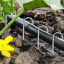 Rebar Stakes 12 Inch Galvanized, J Hook Rebar Stakes 6 Pack Ground Anchors for Tent Heavy Duty for Plants Anti-Rust Landscape Fabric Artificial Turf