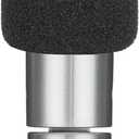 BOYA BY-P4D iPhone Microphone iOS Mini Phone Mic with Lightning Port for iPhone/iPad/iPod Foldable External Microphone with Wind Foam for YouTube,Vlogging,Live Stream,Video Record