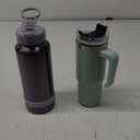40oz MANNA PUSH Vessel (Purple) and B•Well 30oz Vessel (Green) 2 Drinking Vessels