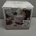 COOK WITH COLOR 3L Glass Mini Low Carb Rice Cooker Holds 2 Cups Raw/Makes 6 Cups Cooked with Auto Lift Filter Basket, Hotpot & Steamer for Rice, Grains, Digital Panel with Keep Warm, Dusty Rose