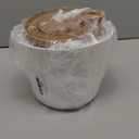 QRRICA Plant Pots 10/9/8/7.5/7 Inch Self Watering Pots, Set of 5 Plastic Planters with Drainage Holes and Saucers,Plastic Flower Pots,Nursery Planting Pot for Indoor Out Door PlantsWhite