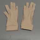 FREETOO Compression Gloves Women Men for Carpal Tunnel, Arthritis Gloves for Women for Pain, Carpal Tunnel Gloves with Grip for Sleeping, Typing, Nerve Pain, Circulation, Fits Palm 7.3-8.3 Skin M (Pale-yellow)