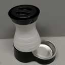 PetSafe Healthy Pet Food Station - Automatic Indoor Gravity Cat & Dog Feeder - Space-Saving Self Feeder - Easy to Clean - Small - Up to 2 lb Kibble Capacity