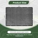 [WindscreenSupplyCo] 55% 6.5 x 10 FT Shade Cloth Sun Shade Net with Grommets Sunblock Mesh Tarp for Garden Plants Cover Greenhouse and Patio