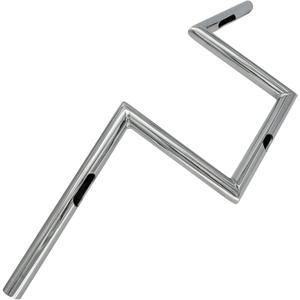 Chrome Universal Drag Bar 10 Rise 1" Ape Hanger 25mm Z-Bar Motorcycle Handlebar Fit for Harley Sportster 883 1200 XL
