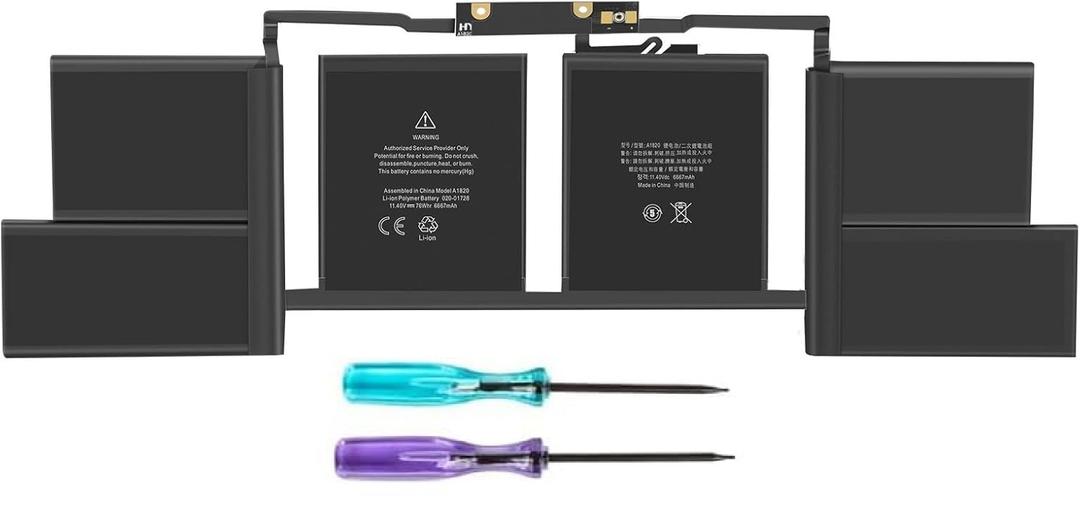 TREE.NB A1820 Battery Replacement, A1707 Laptop Battery for MacBook Pro 15 A1707 Late 2016 / Mid 2017 EMC 3072 EMC 3162 MLH32CH/A MLH42CH/A MLW72CH/A MLW82CH/A MPTR2LL/A MPTT2LL/A 11.4V 76Wh
