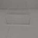 SANRUI Desk Organizer with Sliding Drawer Desk Organizers and Accessories for Office Organization and Storage, Acrylic File Organizer Drawer Stackable 2-Tier Paper Organizer, Clear