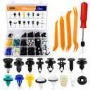 200PCS Tesla Bumper Fender Liner Push Retainer Fastener Plastic Rivet Clips Tesla Body Clips for Tesla Interior and Exterior Retainer Fastener Clip Assortment